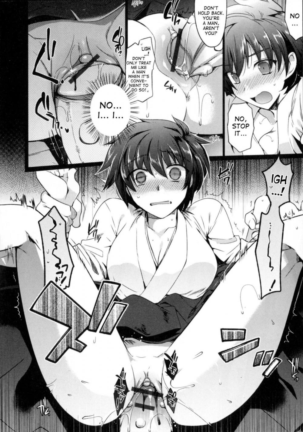 Hentai Manga Comic-Turn into a girl and become a shrine maiden-Read-8